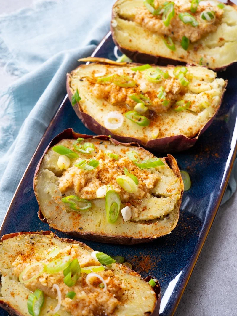 Baked Japanese Sweet Potato with Miso Butter — Registered